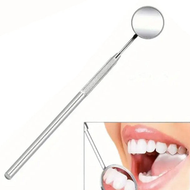 Oglinda dentara, Zola®, din otel inoxidabil, pentru verificarea amanuntita a cavitatii bucale, maner lung, lungime 16 cm, diametru oglinda 2 cm, argintie Oglinda dentara, Zola®, din otel inoxidabil, pentru verificarea amanuntita a cavitatii bucale, maner lung, lungime 16 cm, diametru oglinda 2 cm, argintie
